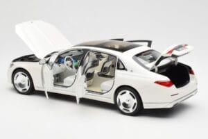 Mercedes Maybach S680 4Matic X223 Diamond Balts Norev 1:18 183918 Metāls — attēls 5 no 8