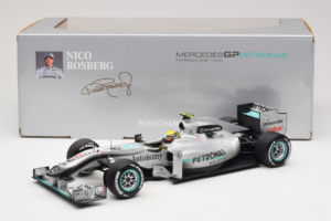Mercedes MGP W01 #4 N. Rosberg Mercedes GP 2010 Minichamps 1:18 110100004 Metāls — attēls 7 no 7