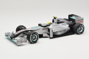 Mercedes MGP W01 #4 N. Rosberg Mercedes GP Showcar 2010 Minichamps 1:18 150100074 Metāls