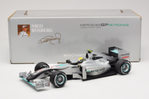 Mercedes MGP W01 #4 N. Rosberg Mercedes GP Showcar 2010 Minichamps 1:18 150100074 Metāls — attēls 7 no 7