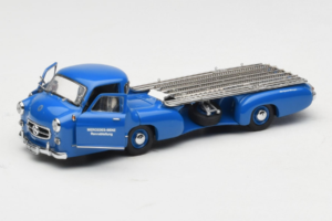 Mercedes Renntransporter Blue Wonder CMC 1:43 M-036K Metāls — attēls 2 no 8
