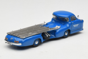 Mercedes Renntransporter Blue Wonder CMC 1:43 M-036K Metāls — attēls 3 no 8
