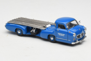 Mercedes Renntransporter Blue Wonder CMC 1:43 M-036K Metāls — attēls 6 no 8