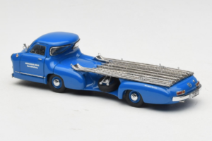 Mercedes Renntransporter Blue Wonder CMC 1:43 M-036K Metāls — attēls 7 no 8