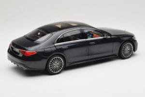 Mercedes S-Class W223 AMG Line Anthracite Blue Norev 1:18 183800 Metāls — attēls 3 no 8