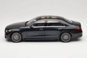 Mercedes S-Class W223 AMG Line Anthracite Blue Norev 1:18 183800 Metāls — attēls 4 no 8