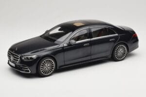 Mercedes S-Class W223 AMG Line Anthracite Blue Norev 1:18 183800 Metāls