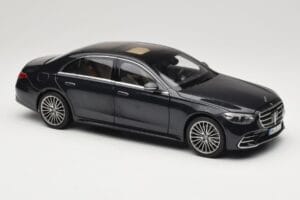 Mercedes S-Class W223 AMG Line Anthracite Blue Norev 1:18 183800 Metāls — attēls 6 no 8