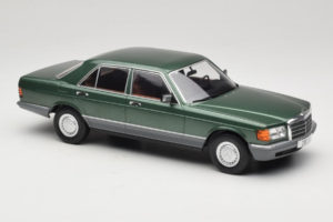Mercedes S-Class W126 Metallic Green MCG 1:18 MCG18549 Metāls — attēls 4 no 6