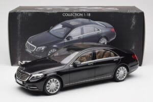 Mercedes S-Class W222 Melns Metallic Norev 1:18 183480 Metāls — attēls 8 no 8