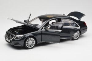Mercedes S-Class W222 Zils Antracīts Metallic Norev 1:18 B66960157 Metāls — attēls 2 no 8