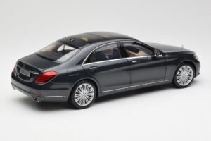 Mercedes S-Class W222 Zils Antracīts Metallic Norev 1:18 B66960157 Metāls — attēls 3 no 8