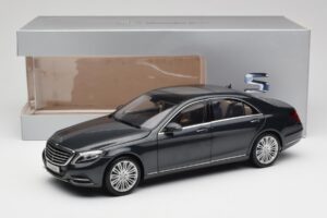 Mercedes S-Class W222 Zils Antracīts Metallic Norev 1:18 B66960157 Metāls — attēls 8 no 8