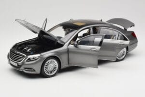 Mercedes S-Class W222 Grey Metallic Norev 1:18 183481 Metāls — attēls 2 no 8