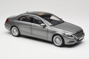 Mercedes S-Class W222 Grey Metallic Norev 1:18 183481 Metāls — attēls 6 no 8