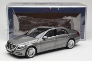 Mercedes S-Class W222 Grey Metallic Norev 1:18 183481 Metāls — attēls 8 no 8