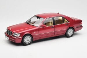Mercedes S500 W140 Sarkans Metallic Norev 1:18 183579 Metāls