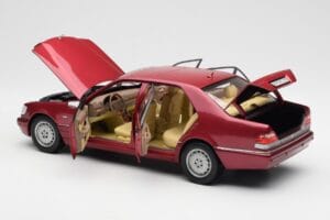 Mercedes S500 W140 Sarkans Metallic Norev 1:18 183579 Metāls — attēls 5 no 8