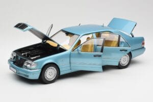 Mercedes S500 W140 Tirkīzs Metallic Norev 1:18 183561 Metāls — attēls 2 no 8