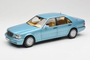 Mercedes S500 W140 Tirkīzs Metallic Norev 1:18 183561 Metāls