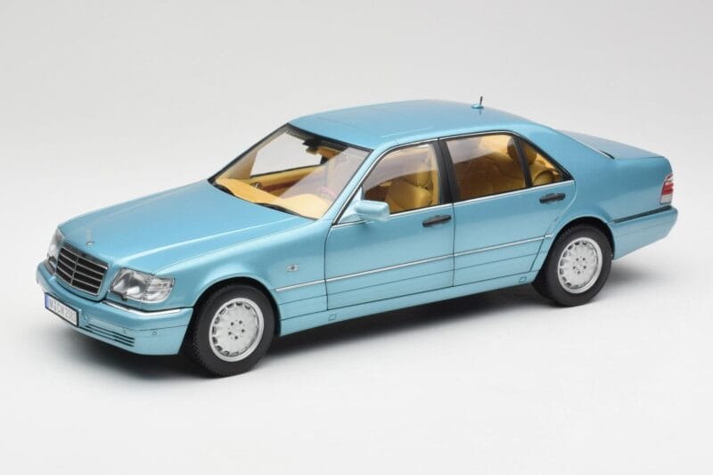 Mercedes S500 W140 Tirkīzs Metallic Norev 1:18 183561 Metāls