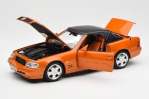 Mercedes SL 500 R129 Oranžs Metallic Norev 1:18 183752 Metāls — attēls 2 no 8