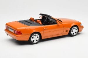 Mercedes SL 500 R129 Oranžs Metallic Norev 1:18 183752 Metāls — attēls 3 no 8