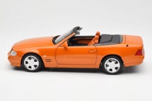 Mercedes SL 500 R129 Oranžs Metallic Norev 1:18 183752 Metāls — attēls 4 no 8