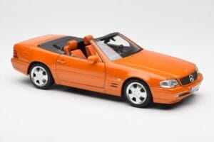 Mercedes SL 500 R129 Oranžs Metallic Norev 1:18 183752 Metāls — attēls 6 no 8