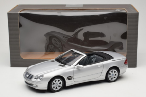 Mercedes SL R129 Sudrabs Minichamps 1:18 B66962133 Metāls — attēls 10 no 10
