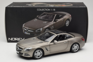 Mercedes SL500 R231 Dark Grey Matt Norev 1:18 183590 Metāls — attēls 9 no 9