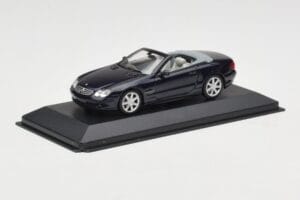 Mercedes SL500 R129 Dark Blue Metallic Minichamps 1:43 SL001 Metāls — attēls 2 no 4