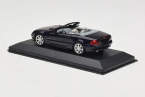 Mercedes SL500 R129 Dark Blue Metallic Minichamps 1:43 SL001 Metāls — attēls 3 no 4