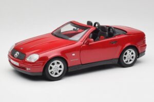 Mercedes SLK 230 R170 Sarkans Maisto 1:18 56023 Metāls