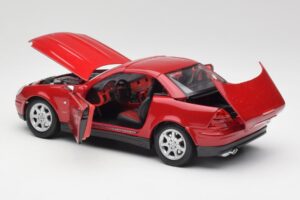 Mercedes SLK 230 R170 Sarkans Maisto 1:18 56023 Metāls — attēls 6 no 9