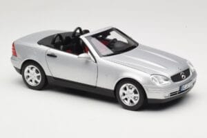 Mercedes SLK R170 Brilliant Silver Norev 1:18 183020 Metāls — attēls 7 no 9