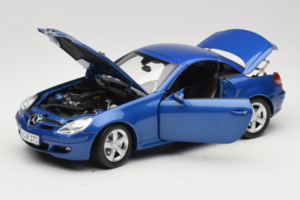 Mercedes SLK R171 Blue Metallic Minichamps 1:18 100033131 Metāls — attēls 3 no 11