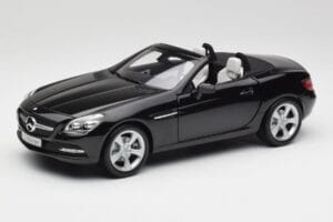 Mercedes SLK R172 Magnetite Melns Minichamps 1:18 B66960514 Metāls