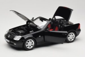 Mercedes SLK200 R170 Melns Norev 1:18 B66040714 Metāls — attēls 2 no 9