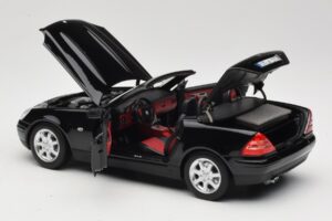 Mercedes SLK200 R170 Melns Norev 1:18 B66040714 Metāls — attēls 6 no 9