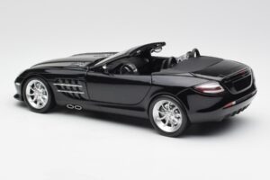 Mercedes SLR McLaren Roadster R199 Crystal Galaxit Melns Minichamps 1:18 B66961004 Metāls — attēls 7 no 8