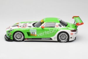 Mercedes AMG SLS C197 GT3 MS Racing #22 V. Sigacev / C. Stoll ADAC GT Masters 2011 Minichamps 1:18 151113102 Metāls — attēls 3 no 6