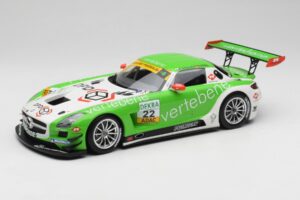 Mercedes AMG SLS C197 GT3 MS Racing #22 V. Sigacev / C. Stoll ADAC GT Masters 2011 Minichamps 1:18 151113102 Metāls