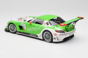 Mercedes AMG SLS C197 GT3 MS Racing #22 V. Sigacev / C. Stoll ADAC GT Masters 2011 Minichamps 1:18 151113102 Metāls — attēls 5 no 6