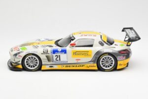 Mercedes SLS AMG GT3 #21 Rowe Racing Arnold / Roloff / Seyffarth / Jäger ADAC 24 Hours Nürburgring 2013 Minichamps 1:18 15113 — attēls 3 no 6