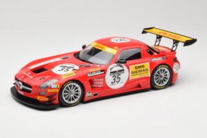 Mercedes SLS AMG GT3 #35 T. Heyer / T. Jager 24 Hours of Spa 2011 Minichamps 1:18 B66960196 Metāls