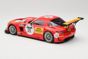 Mercedes SLS AMG GT3 #35 T. Heyer / T. Jager 24 Hours of Spa 2011 Minichamps 1:18 B66960196 Metāls — attēls 5 no 6
