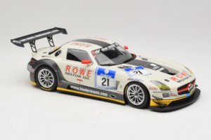 Mercedes SLS AMG GT3 #21 Rowe Racing M. Zehe / M. Hartung ADAC 24h Nurburgring 2012 Minichamps 1:18 151123121 Metāls — attēls 4 no 6