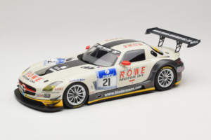 Mercedes SLS AMG GT3 #21 Rowe Racing M. Zehe / M. Hartung ADAC 24h Nurburgring 2012 Minichamps 1:18 151123121 Metāls