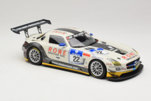Mercedes SLS AMG GT3 #22 Rowe Racing R. Graf / M. Seyffarth ADAC 24h Nurburgring 2012 Minichamps 1:18 151123122 Metāls — attēls 4 no 6